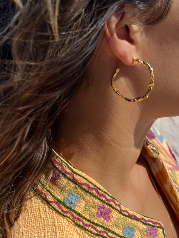 RURAL HOOP (gold-plated)